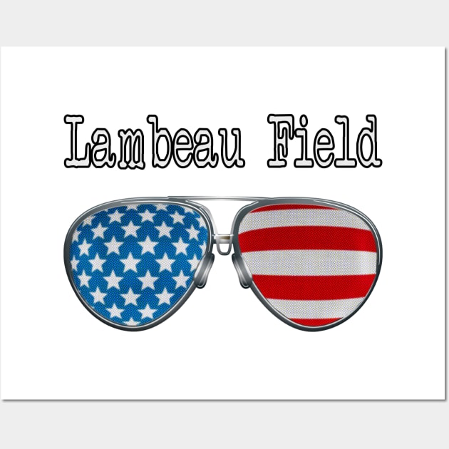 AMERICA PILOT GLASSES LAMBEAU FIELD Wall Art by SAMELVES